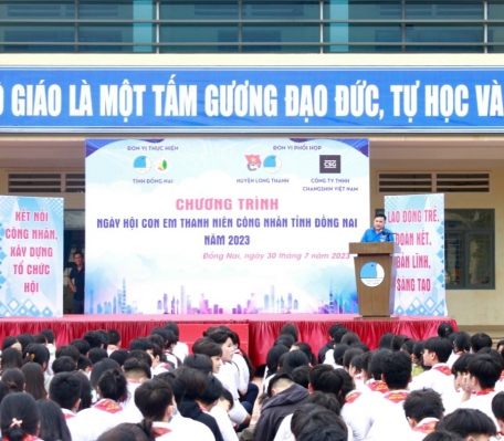 Nhiều hoạt động chăm lo cho con em thanh niên công nhân và thanh niên công nhân tại Khu tái định cư Lộc An – Bình Sơn, huyện Long Thành, tỉnh Đồng Nai